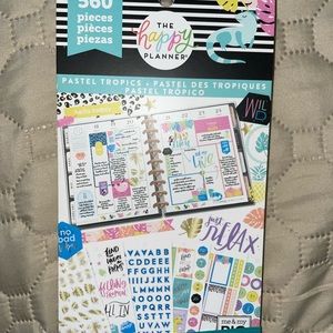 Pastel Tropics Happy Planner Sticker Book